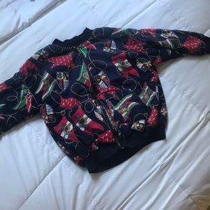Vintage Pattern Bomber